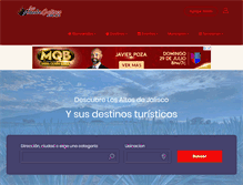 Tablet Screenshot of losaltosdejalisco.com.mx